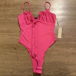 NWT Iris Pink Body Suit Small